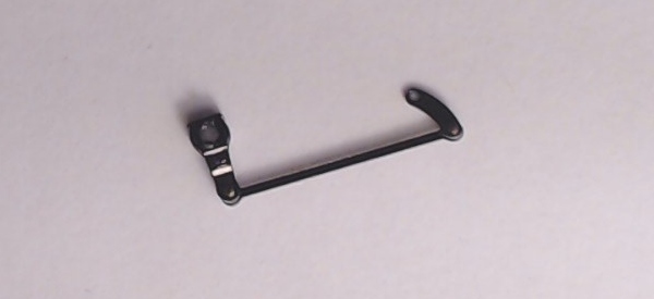 ECCENTRIC ROD ASSEMBLY / RH / BLACKENED / HO SCALE TRIPLEX 2-8-8-8-2