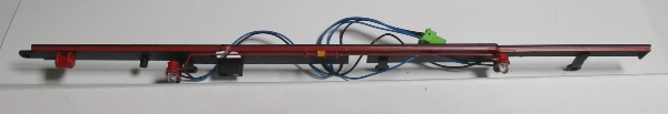 WALKWAY / RUNNING BOARD / RH SIDE / DIE-CAST / BLACK W/RED EDGE / W/WORK LIGHT LEDS & HOUSINGS / PREMIER BR44