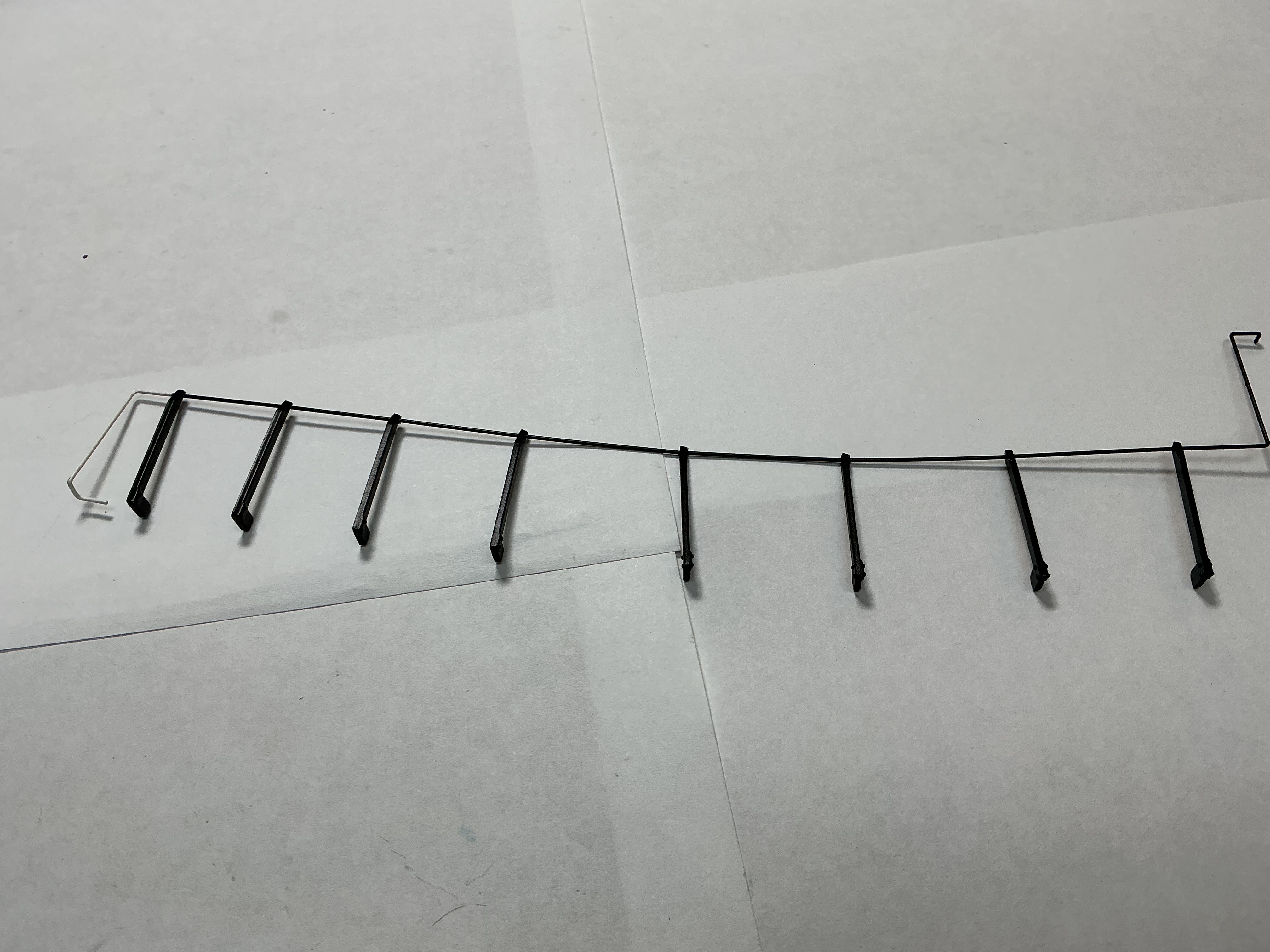 HANDRAIL / W/STANCHIONS / LH LONG ONLY / COLORS MAY VARY / PREMIER ALCO S-2