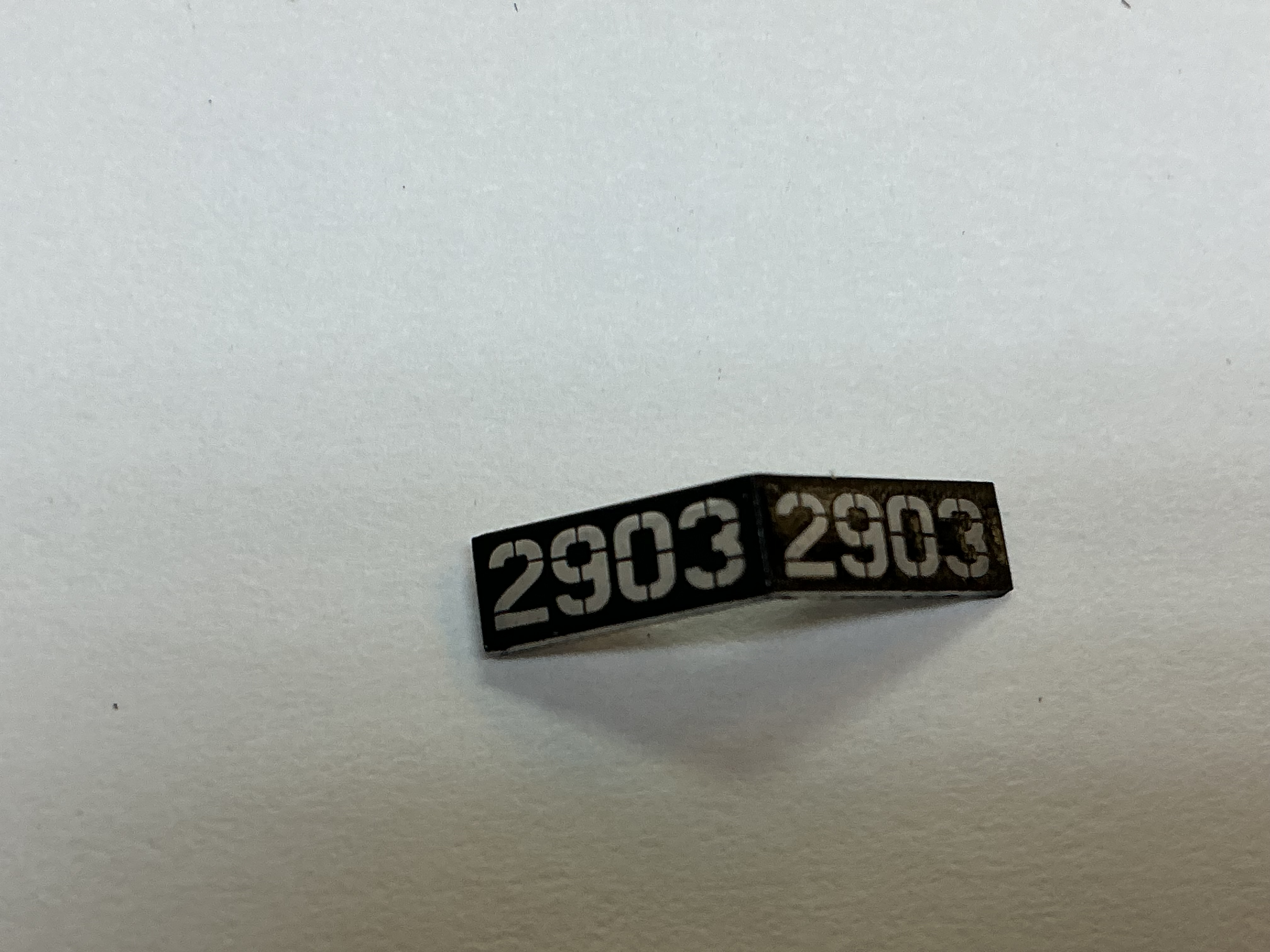 NUMBER BOARD LENS / BOILER FRONT / RH or LH / #2903 / PREMIER ATSF NORTHERN 4-8-4