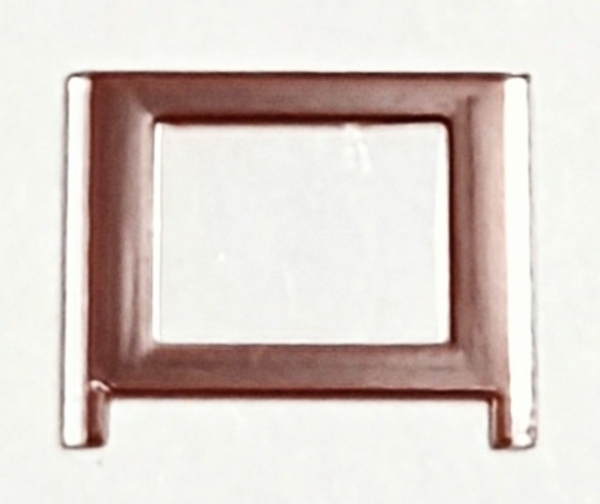 WINDOW / CAB / SMALL / 1-PANE / DARK RED / PREMIER AMERICAN & ESE 4-4-0