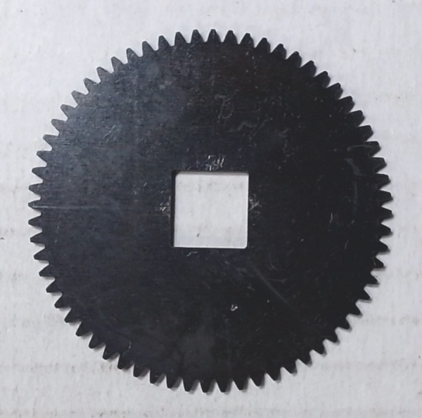 BULL GEAR / TRADITIONAL ONLY / SQUARE HOLE / TINPLATE STANDARD GAUGE 4696