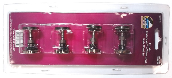 PROTO SCALE 3/2 4-WHEEL TRUCK SCALE WHEEL SET KIT
