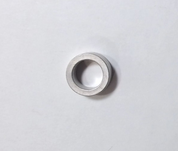 MAIN ROD SPACER / 10mm O.D. x 6.8mm I.D. X 4.3mm / SATIN NICKEL / RAILKING STEAM LOCOMOTIVE