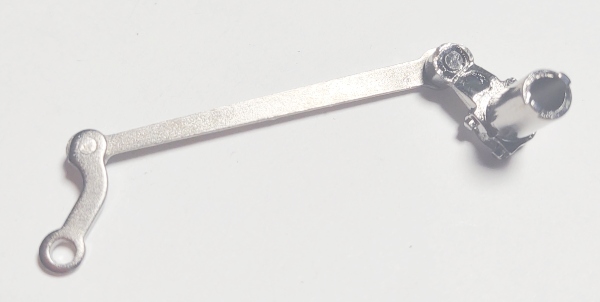 ECCENTRIC ROD ASSEMBLY / LH / SATIN NICKEL / PREMIER 0-8-0