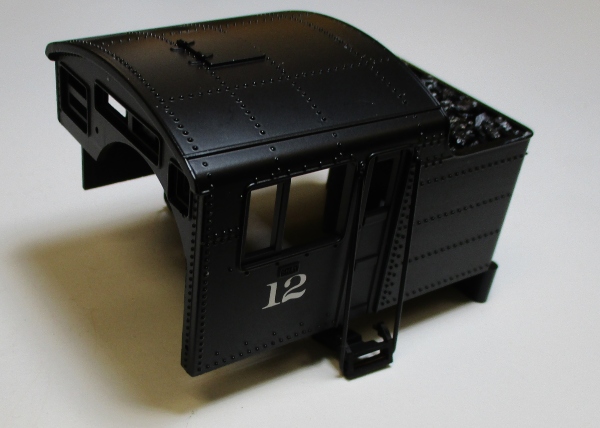 CAB / W/COAL BUNKER / W/O WINDOWS / WVP&P #12 / PS-1 / PREMIER 4-TRUCK SHAY