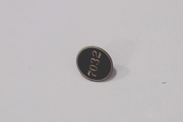 NUMBER PLATE / BOILER FRONT / ROUND / B&O #7032 / PREMIER Y-3 2-8-8-2 