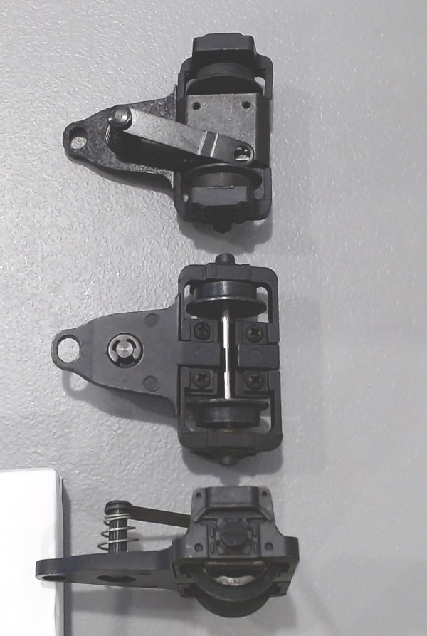 2-WHEEL PILOT TRUCK / BLACK / W/PIVOT PLATE / PREMIER CLASS A 2-6-6-4