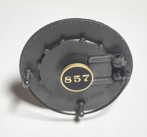 BOILER FRONT / B&O #857 / PREMIER AMERICAN 4-4-0