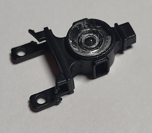 HEADLIGHT HOUSING / W/LENS / BLACK / W/O NUMBER BOARDS / PREMIER AMERICAN & ESE 4-4-0