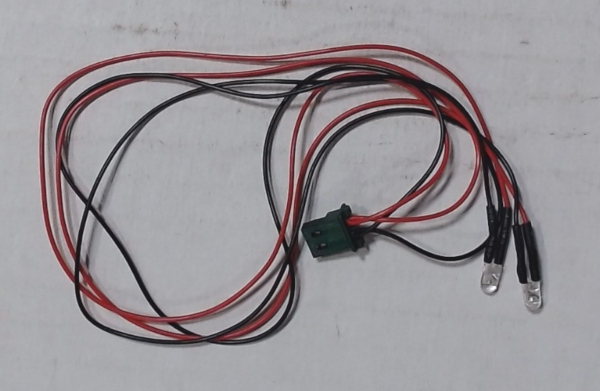 LED / SUNNY WHITE / 3mm O.D. / DOUBLE (2) / 268mm L LEADS / BACK UP LIGHTS / PS 3 UPGRADE KIT 