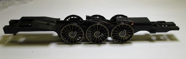 DRIVE BLOCK / 3-AXLE / PS 2 & 3 / GOLD SPOKES / GOLD CIRCLES / 2-RAIL / PREMIER K-4s 4-6-2 / STREAMLINED