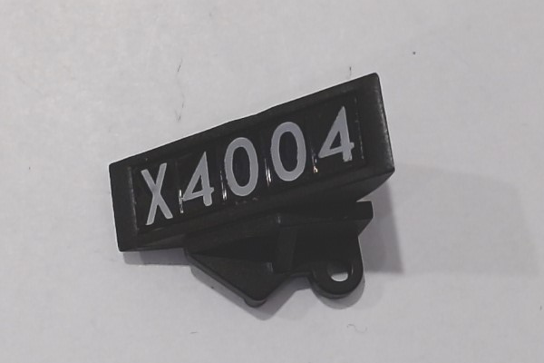 NUMBER BOARD HOUSING / RH / BOILER FRONT / UP #X4004 / RAILKING ONE GAUGE BIG BOY 4-8-8-4
