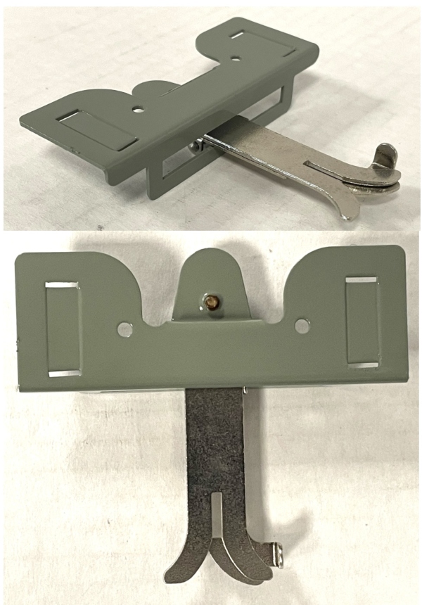 COUPLER RECEIVER / FEMALE / GRAY / NO STEPS / TINPLATE STANDARD GAUGE A/F 4021 CABOOSE & A/F 4300 SERIES PASSENGER CARS