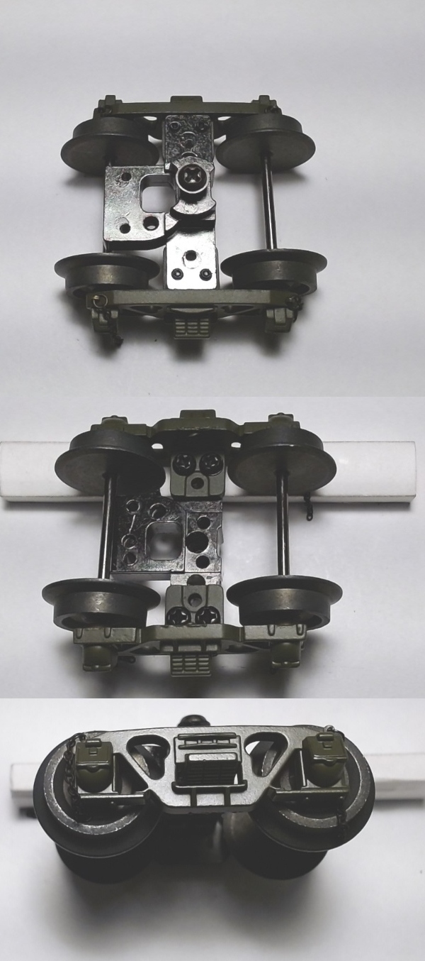 TENDER TRUCK / 4-WHEEL / DARK GREEN / FRONT / VERSION D / PREMIER HEAVY PACIFIC 4-6-2