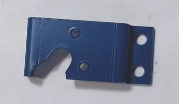 BRACKET / U-SHAPED / BLUE / STAMPED METAL / W/NOTCH / 18.3mm W x 39.7mm L x 6.3mm OFFSET / PREMIER BLUE COMET 4-6-2 