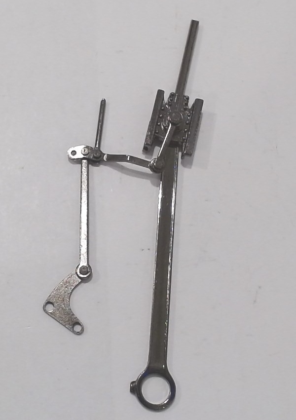 MAIN ROD & CROSSHEAD ASSEMBLY / RH / PLAIN BEARINGS / BLACKENED / PREMIER DREYFUS HUDSON 4-6-4