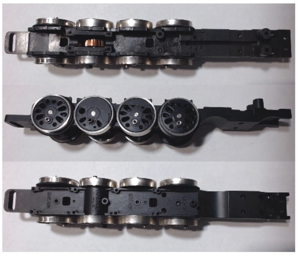 DRIVE BLOCK / 4-AXLE / FRONT / PS 1 / NICKEL RIMS / USE WORM GEAR EH-0000011 / PREMIER BIG BOY 4-8-8-4