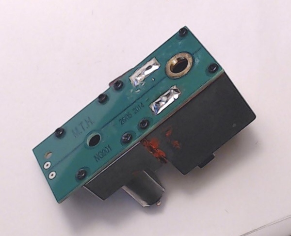 SMOKE UNIT / RAILKING ONE GAUGE / 7.2mm POST HEIGHT / 32.3mm W x 78.9mm L / BRASS CUP THREADS / BRASS CUP SOLD SEPARATELY