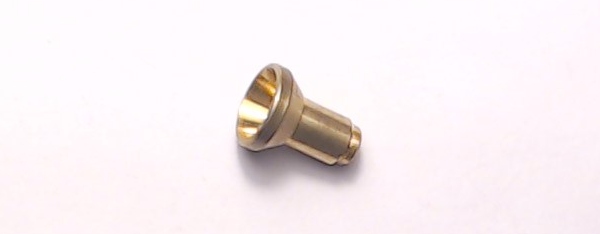 BRASS CUP / SMOKE UNIT / 12mm (TOP) x 7mm (BOT) x 15.4mm L 