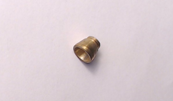BRASS CUP / SMOKE UNIT / 8.55mm O.D. (TOP) x 5.8mm O.D. (BOT) x 7.32mm H