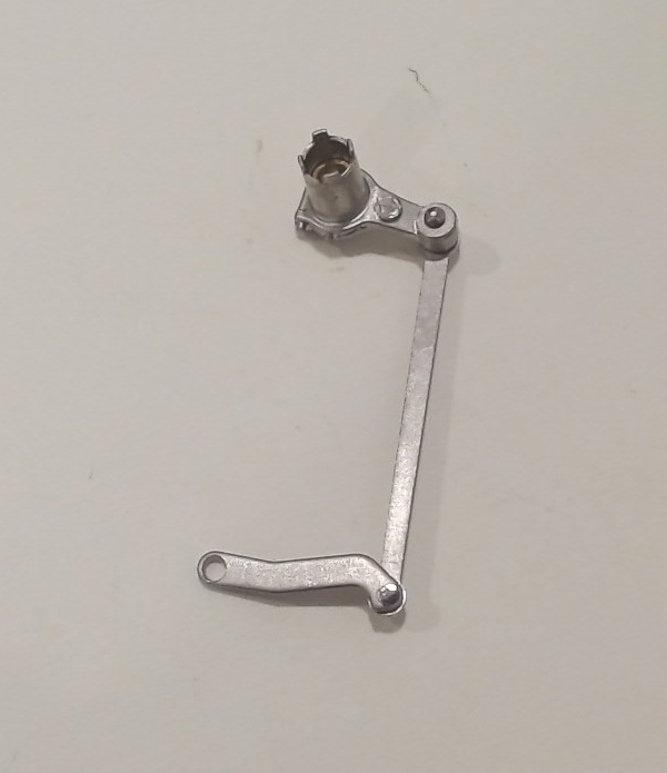 ECCENTRIC ROD ASSEMBLY / RH / SATIN NICKEL / PS 2 & 3 / PREMIER CLASS A 2-6-6-4 