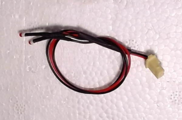 MARKER LAMP LEDS / RED / 2 LEDS / 160mm WIRE LENGTH / MICRO MINIATURE / PS3 / CAN USE CE2000004