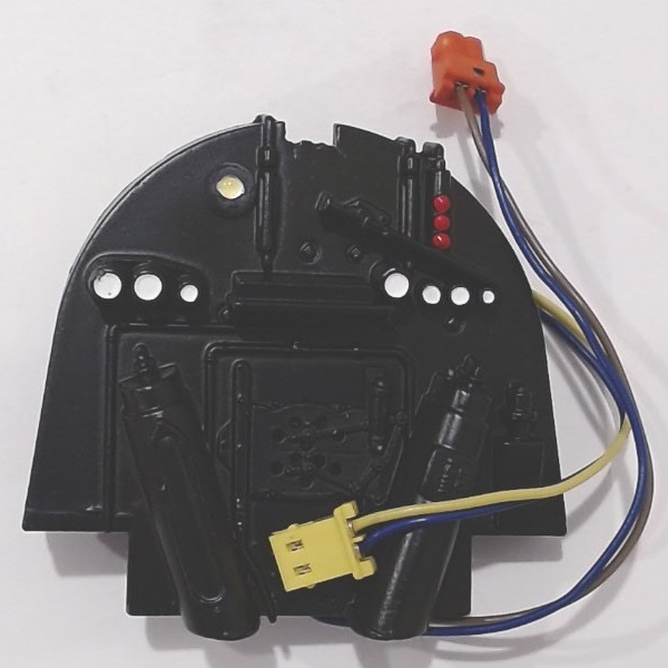 BACKHEAD / CAB INTERIOR / BLACK W/WHITE & RED GAUGES / 2 LEDs / W/FIREBOX LENS / PS 3 / PREMIER Y-3 2-8-8-2