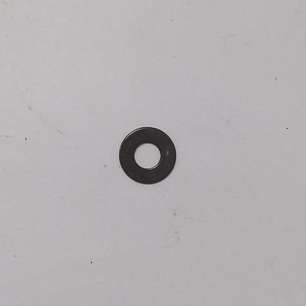 WASHER / METAL / 11.8mm O.DO. x 5.4mm I.D. x 0.5mm THICK / BLACK