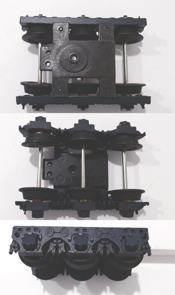 TENDER TRUCK / 6-WHEEL / DARK BLUE / FRONT / PREMIER PACIFIC 4-6-2