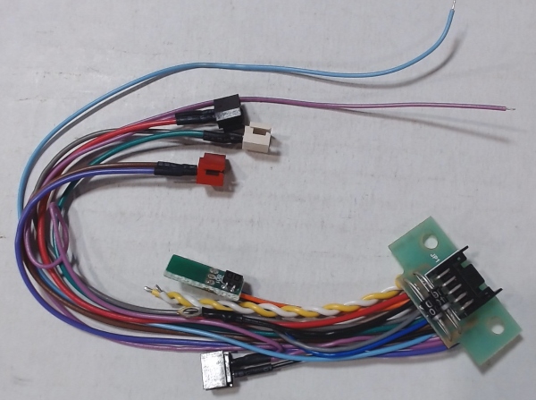 PCB / TETHER CONNECTOR / 10-POSITION / W/2 DIODES / PS2 / RAILKING USRA 0-6-0