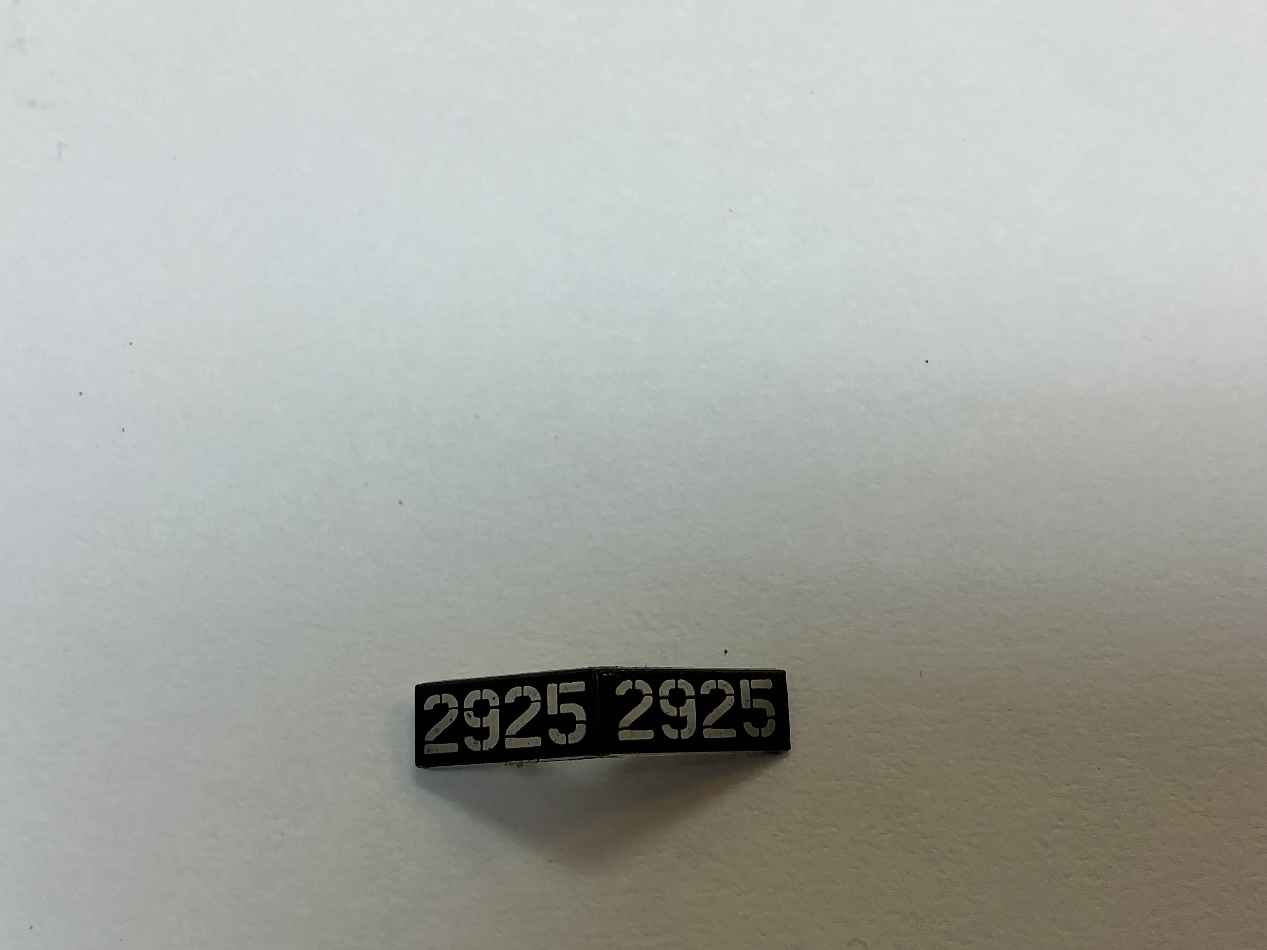 NUMBER BOARD LENS / BOILER FRONT / RH or LH / #2925 / PREMIER ATSF NORTHERN 4-8-4