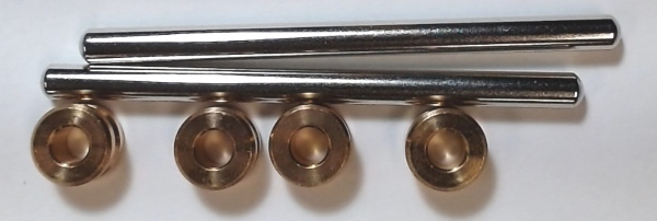 AXLE KIT / SM38 & 2-39 / CONTAINS 2 AXLES & 4 BEARINGS / 0.180" O.D. / BILD-A-LOCO / WILL NOT FIT MTH / TINPLATE  STANDARD GAUGE