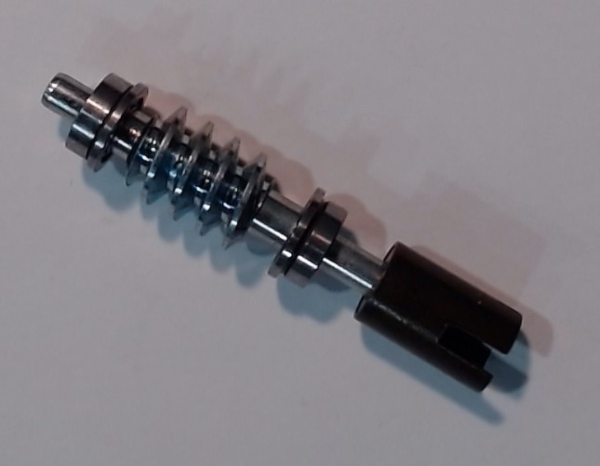 WORM GEAR / W/DOG BONE COUPLING / 52.6mm L / PREMIER HUDSON 4-6-4 & FEF 4-8-4 