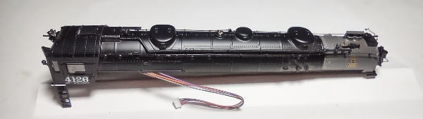 SHELL / BOILER / TOP HALF / COMPLETE W/CAB / SOUTHERN PACIFIC #4126 / HO SCALE CAB FORWARD 4-8-8-2