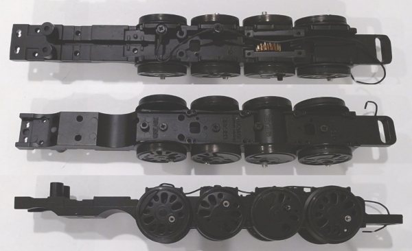 DRIVE BLOCK / 4-AXLE / FRONT / PS 3 / BLACK RIMS / USE WORM GEAR EH-0000011 / PROTO 3/2 PICK UPS / PREMIER BIG BOY 4-8-8-4 / NOT FOR 2020 OR 2021 MODELS