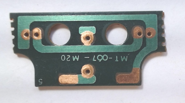 PCB / CONTACT SPRING BOARD / 2-POSITION / REAR / RAILKING DOODLEBUG