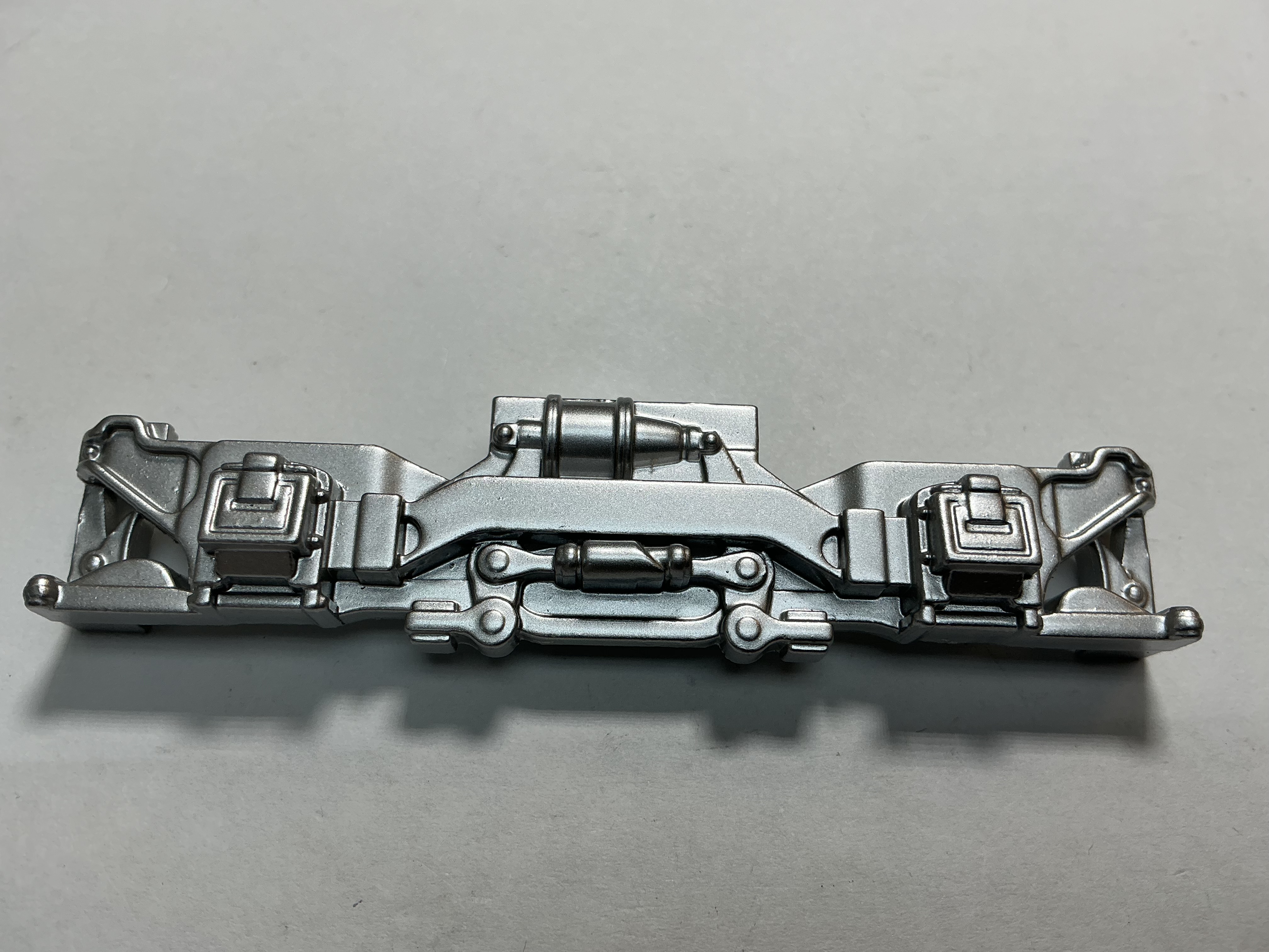 SIDE FRAME / 2-AXLE / SILVER / LF & RR / W/MOLDED DETAILS / PREMIER ALCO S-2