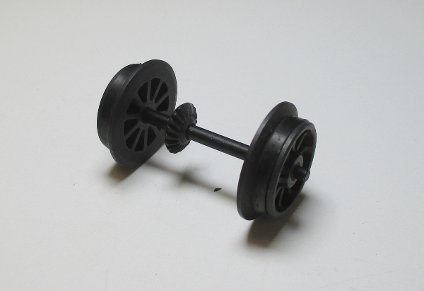 WHEEL & AXLE ASSEMBLY / SPOKED / W/TRACTION TIRES / W/CENTER RING GEAR / PREMIER CLIMAX