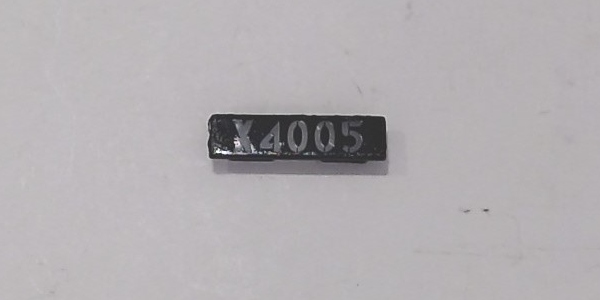 NUMBER BOARD / LH & RH / UP #X4005 / PS 2 & 3 / PREMIER BIG BOY 4-8-8-4