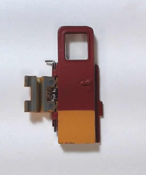 DOOR / W/HINGE ASSEMBLY / LM / ORANGE AND RED / PREMIER FM ERIE BUILT MLW