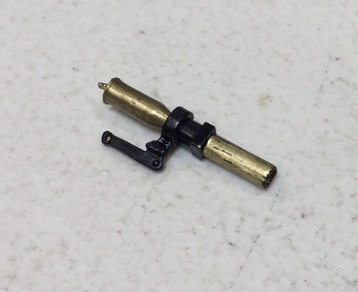WHISTLE / DOUBLE / BRASS & BLACK / RAILKING ONE GAUGE TRIPLEX
