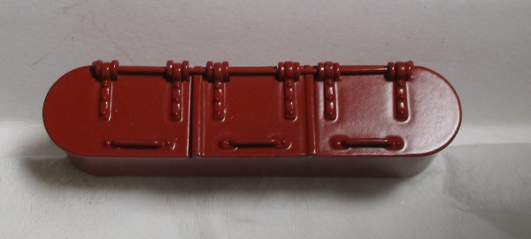 WATER HATCH / ASSEMBLY / TALL / TENDER / 3 WORKING HATCHES / REDDISH BROWN / PREMIER 0-8-0