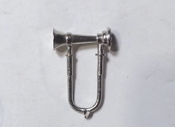 AIR HORN / 1-CHIME / NICKEL / RAILKING RDC BUDD CAR