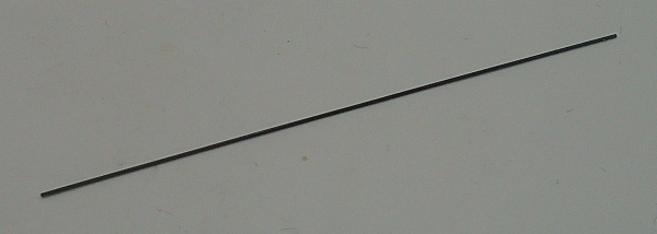 THROTTLE LEVER ROD / BLACK / 65mm L / HO SCALE GS-4 4-8-4