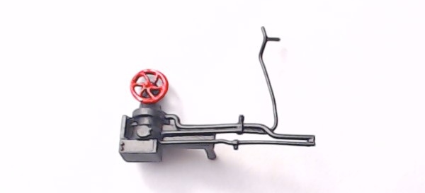 GENERATOR / BLACK W/RED WHEEL / RR OF BOILER / HO SCALE BIG BOY 4-8-8-4