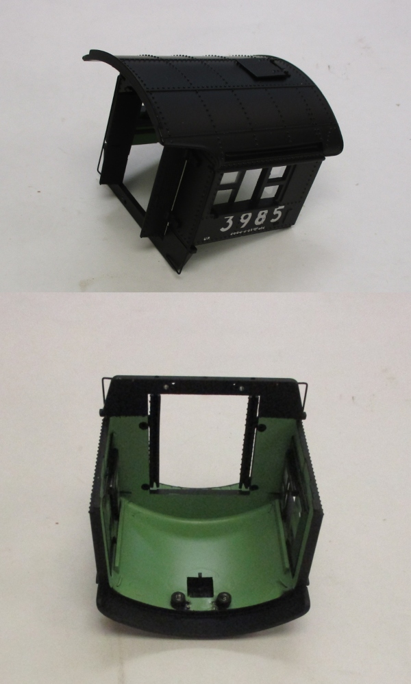 CAB / UP #3985 / W/GREEN CAB INTERIOR / W/CAB WINDOWS / W/DOORS / PREMIER CHALLENGER 4-6-6-4