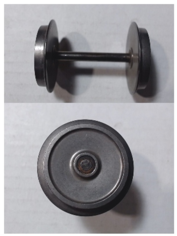 WHEEL & AXLE ASSEMBLY / TENDER / ONE GAUGE CHALLENGER AND BIG BOY 