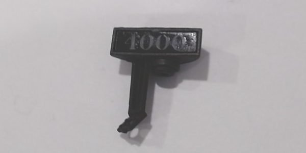 NUMBER BOARD / W/STAND / PAIR (LH & RH) / GN #4000 / LIGHTED / BOILER SIDES / PREMIER Z-6 CHALLENGER 4-6-6-4