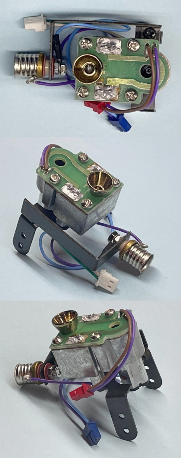 SMOKE UNIT / PS 2 & 3 / 25mm W x 36mm L / W/MOUNTING BRACKET & LAMP SOCKET / TINPLATE STANDARD GAUGE A/F 4696